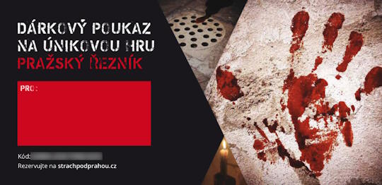 Dárkový poukaz Pražský řezník
